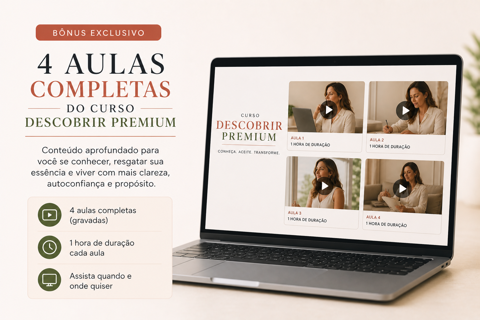 Bônus 4 Aulas do Descobrir Premium